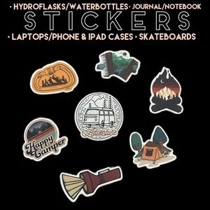 🔴 SALE! 🔴 STICKERS | Camping Bundle